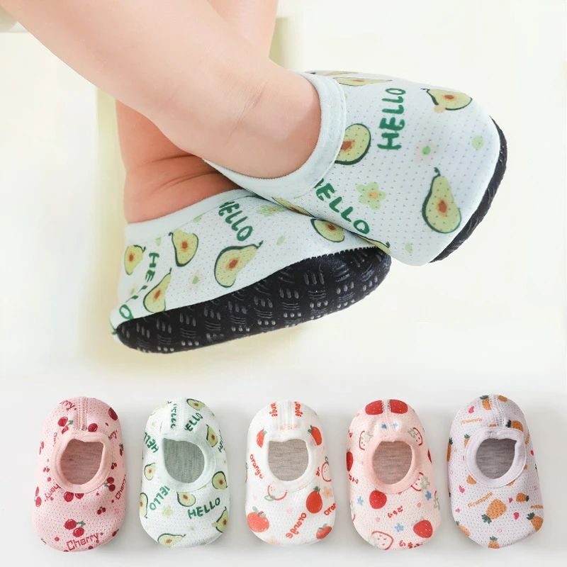 

Baby Socks Shoes Infant Fruit Cute Kids Boys Girls Shoes Soft Soled Child Floor Shoes Toddler Girls First Walkers Spring Summer