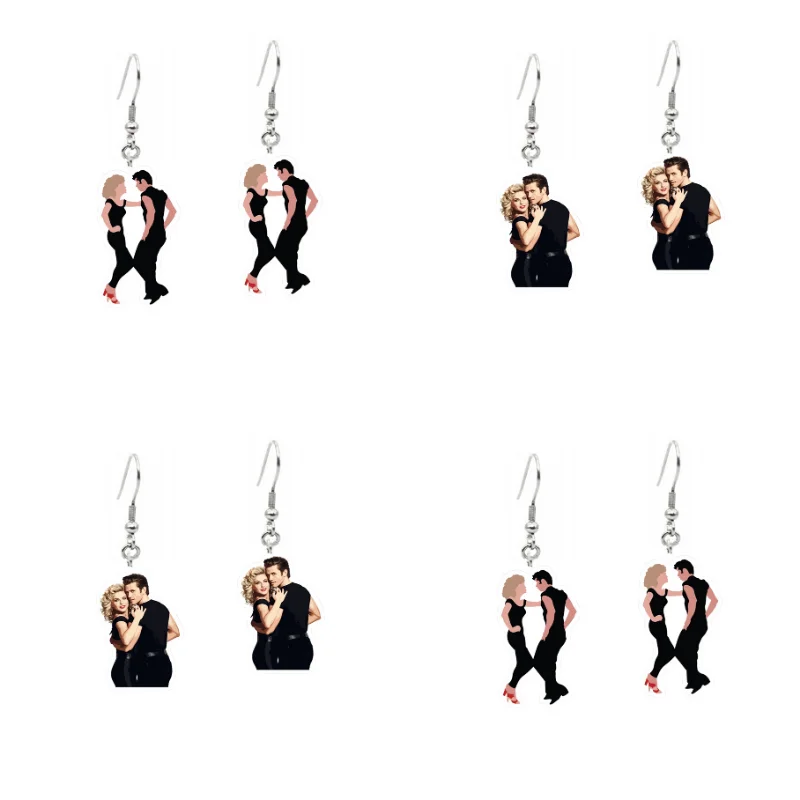 

Классические Акриловые Висячие серьги для женщин, танцевальные украшения из фильма, оптовая продажа, серьги, 2023 г.