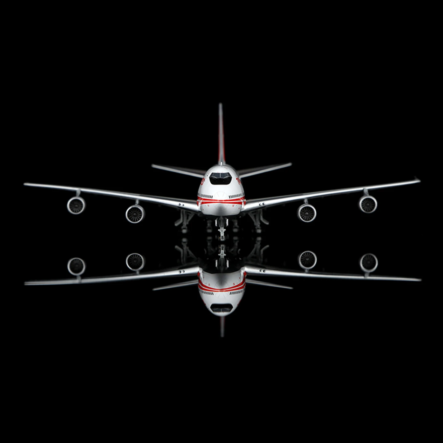 Фото Коллекционная модель самолета B551704P из сплава, подарок, HX Models 1:400, Boeing B747-100 Trans World Airlines, литая под давлением модель самолета N93107 №3