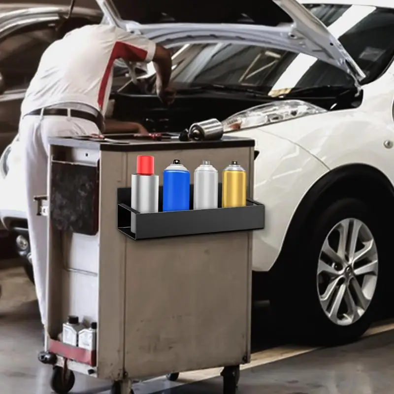 Держатель для бутылки с распылителем магнитный держатель полка хранения