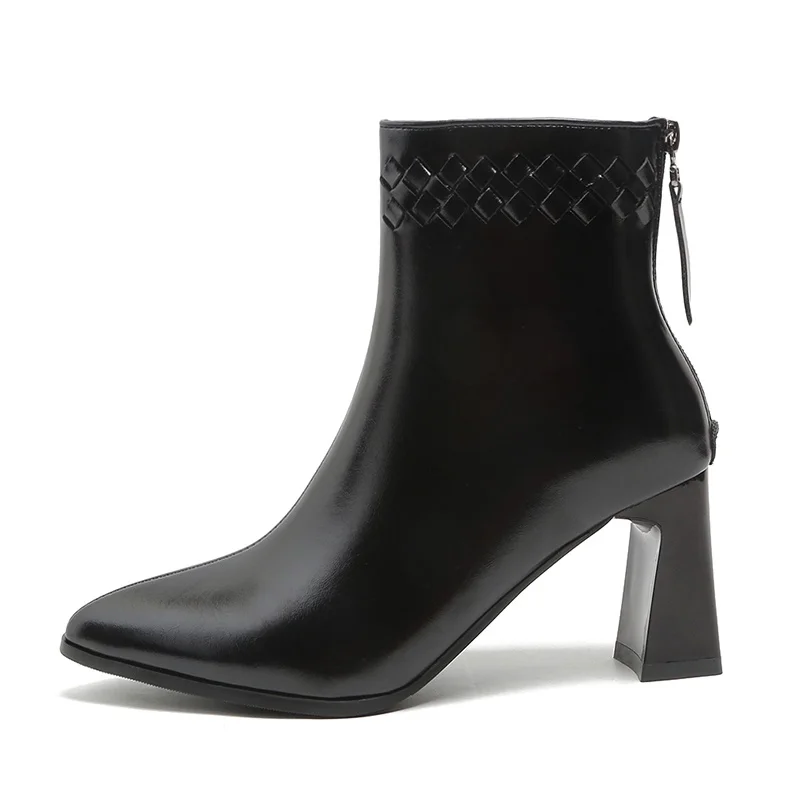 

Осень-зима 2023, женские элегантные черные, коричневые дизайнерские женские ботинки челси, женские ботинки из искусственной кожи телесного ц...