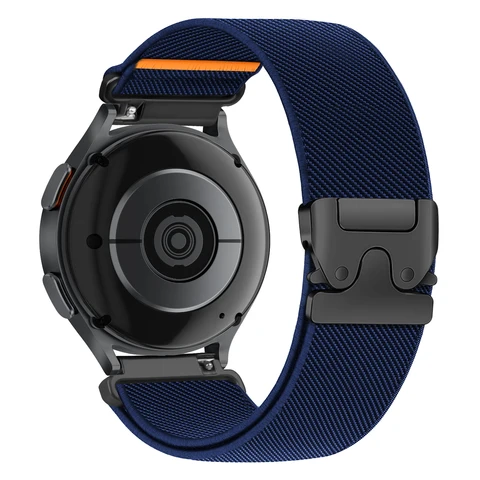 2 шт. Эластичный нейлоновый ремешок для Samsung Galaxy Watch 7/6/5/4 20/22 мм
