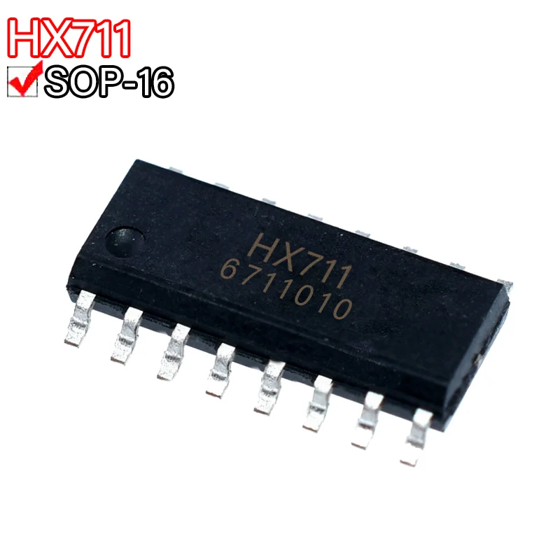 5 шт. HX711 чип SOP16 24-битный прецизионный датчик электронные весы специальный чип IC