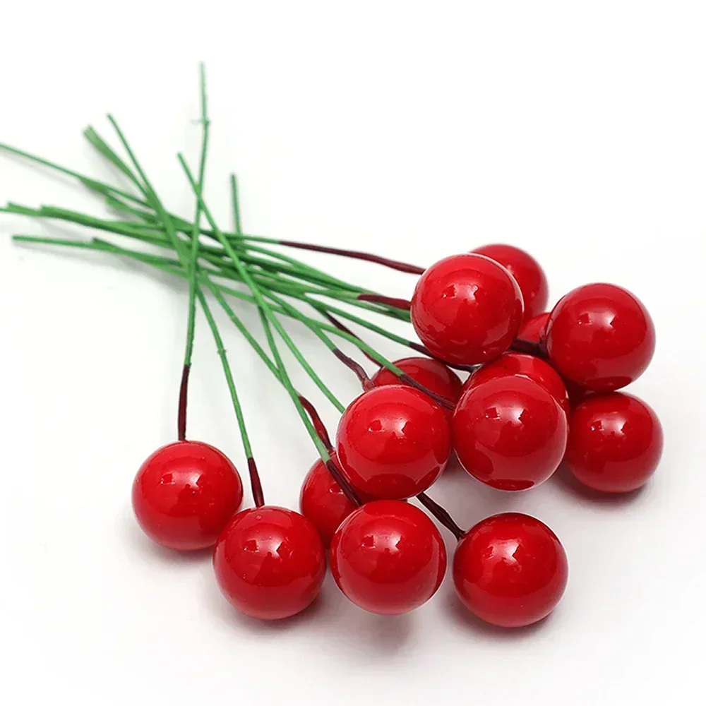 

Искусственные рождественские ягоды, красные, 50/100/200 шт.