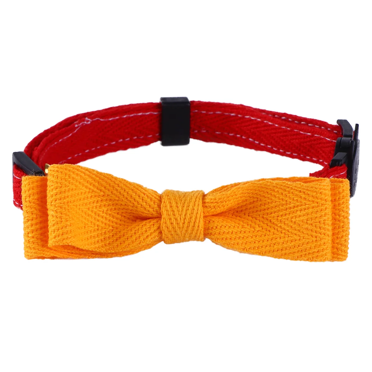 

Adults Cat and Puppy Dog Collar with Bowtie Daily Buckle Collar