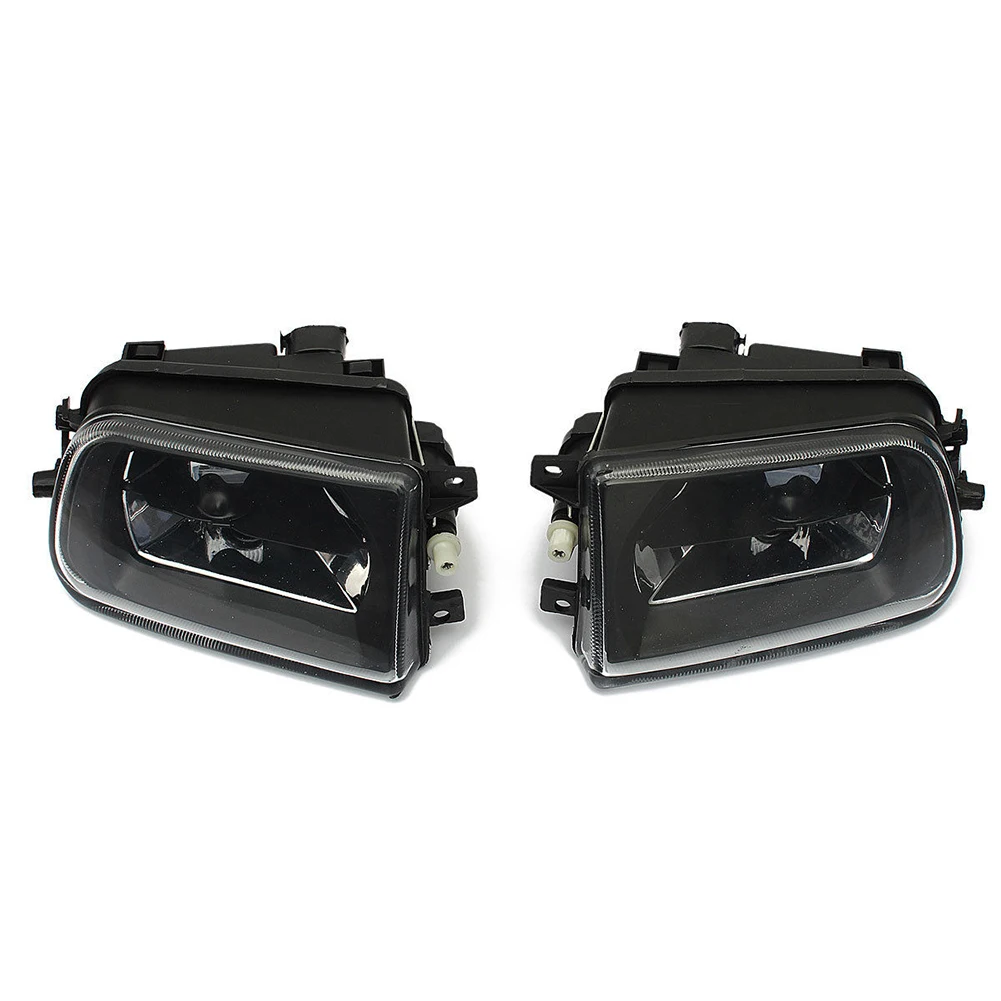 2x передний бампер противотуманные фары для BMW E39 528i 540i Z3 1997-2000 черный