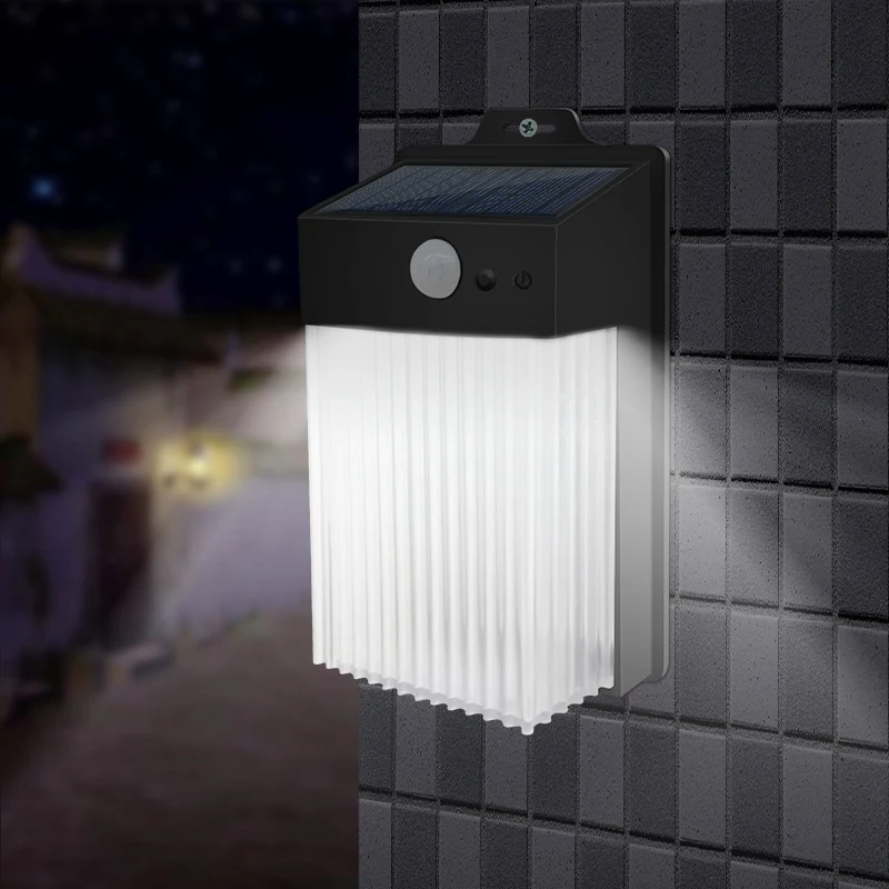 

Solar Led Light Outdoor Solar Lamp PIR Motion Sensor Wall Light Waterproof Powered Sunlight For Street Garden Decoration