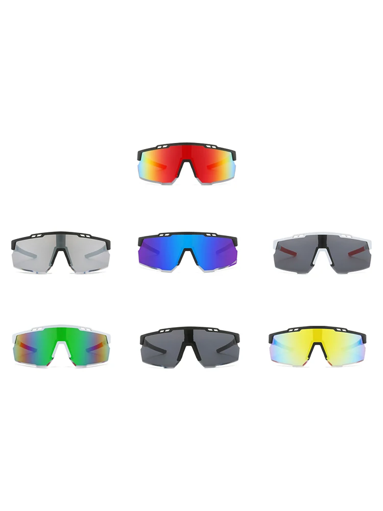 

Cycling Sunglasses UV Protection for Men Women Polarized Lens Windproof Sun Glasses Large Frame Outdoor Sports Eyewear Goggle