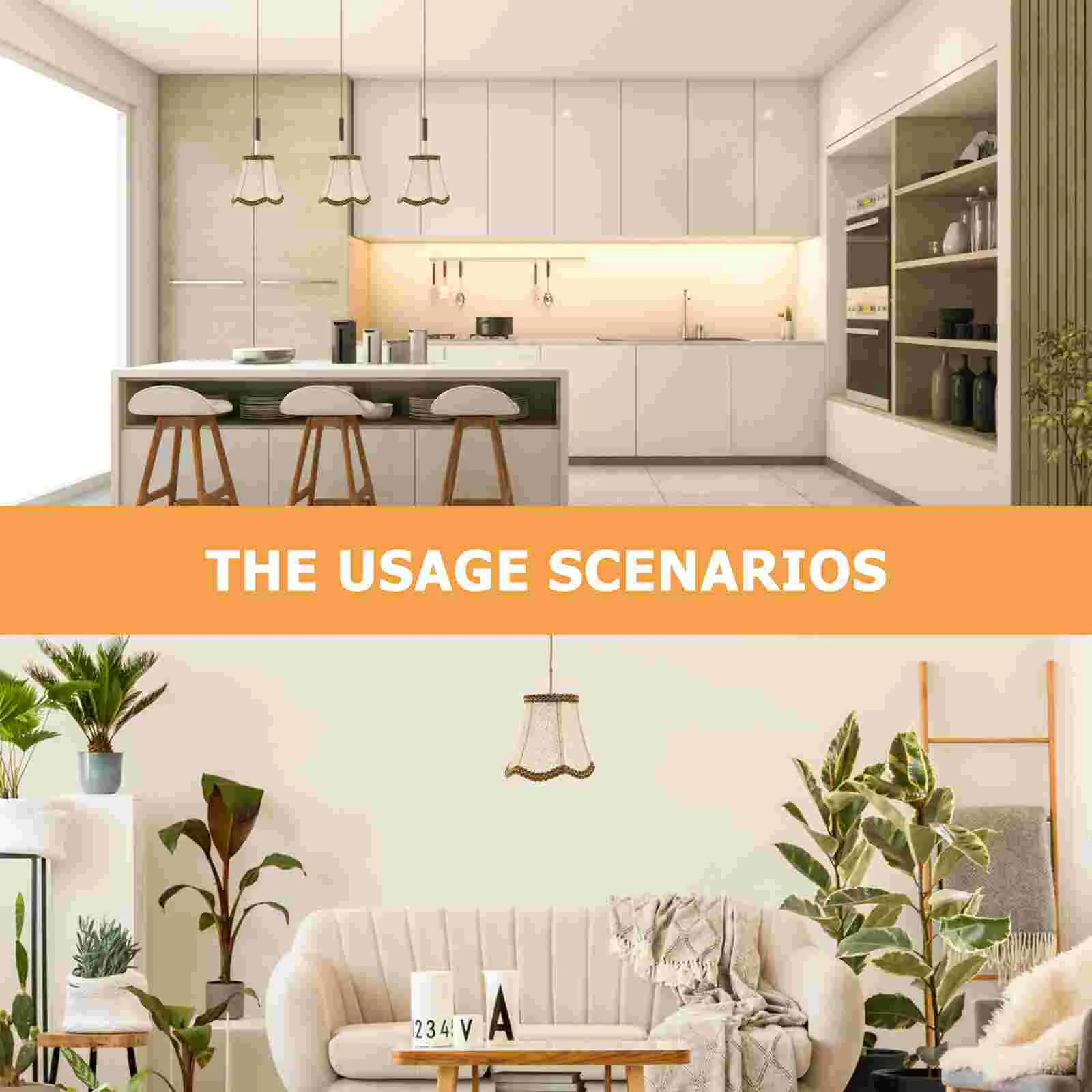 Тканевый абажур винтажный декор бахрома маленькие абажуры напольный E27