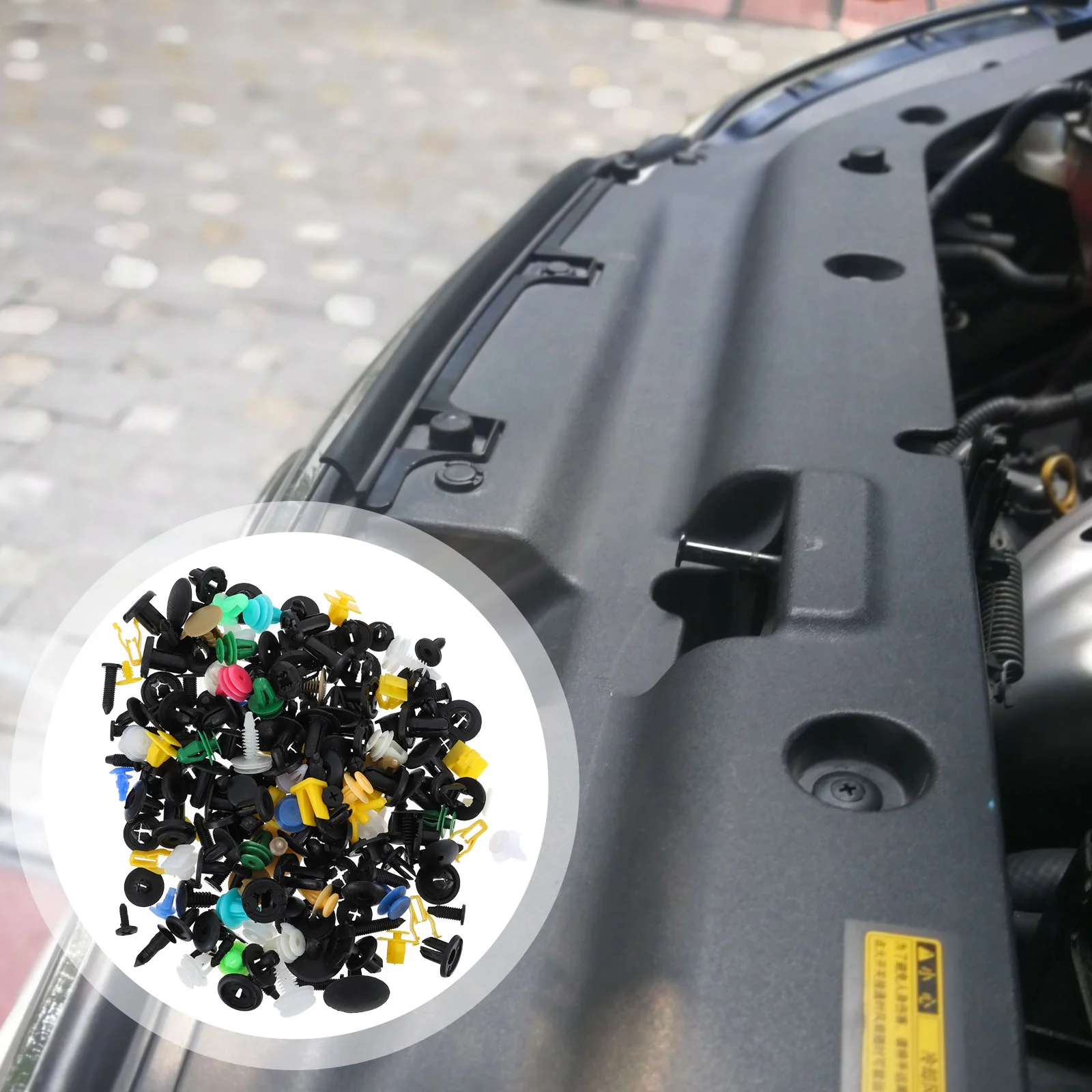 

500pcs Clips Small Useful Convenient Bumper Peripheries Rivets For Bumper Fixator For Automobiles