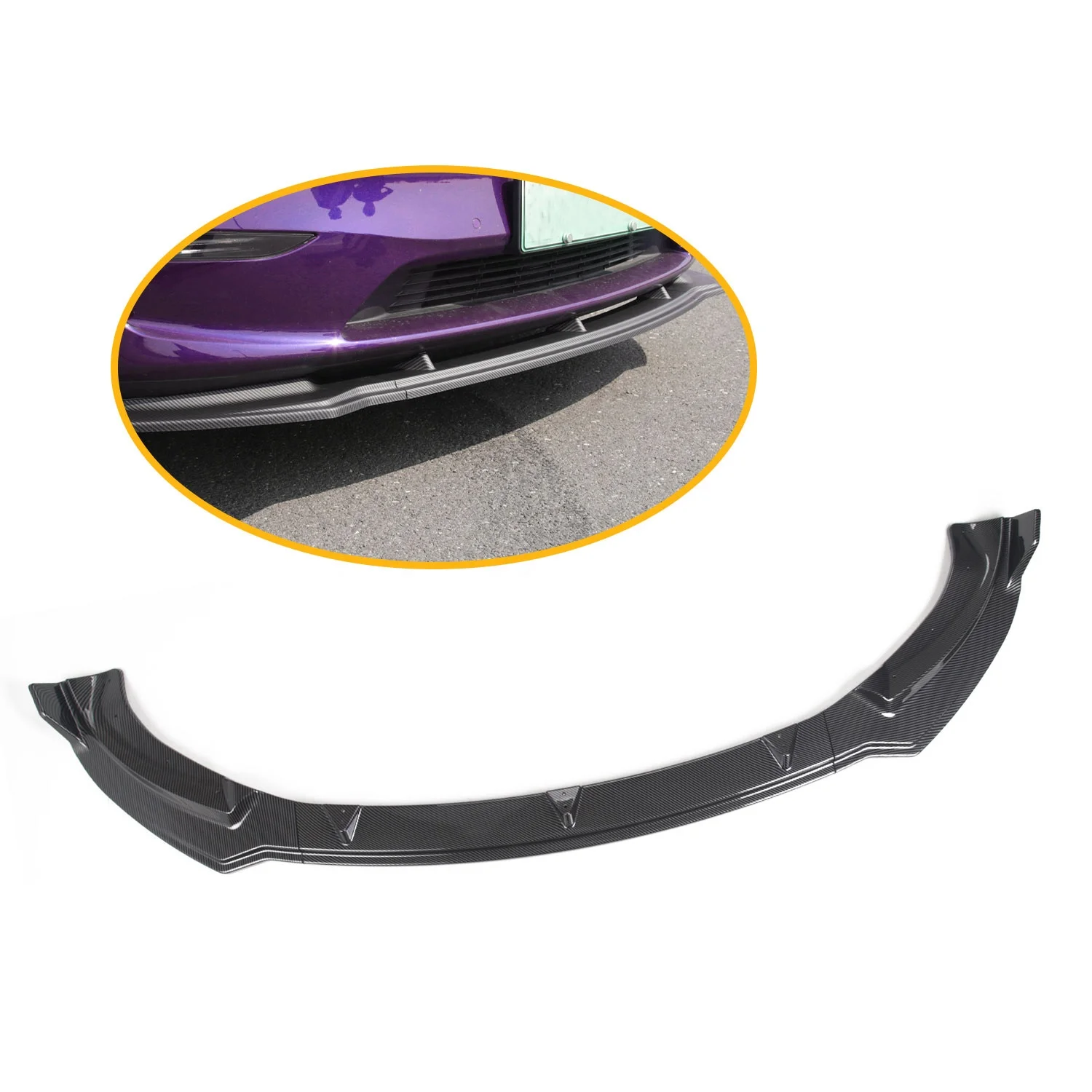 

3 шт., дефлектор губ для переднего бампера автомобиля Tesla Model Y 2017-2020