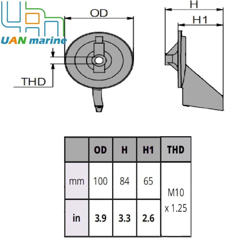 Лодочный мотор 6J9-45371-00 6J9-45371-01 6J9-45371-02 Накладка накладки анода для подвесного