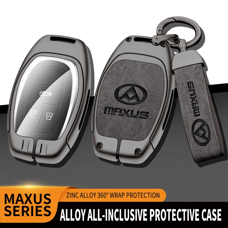 

Zinc Alloy Leather Car Remote Control Key Case Full Cover For Maxus G50 Plus LDV D60 G10 G20 RV V80 V90 T60 T70 EUNIQ5 Accessory