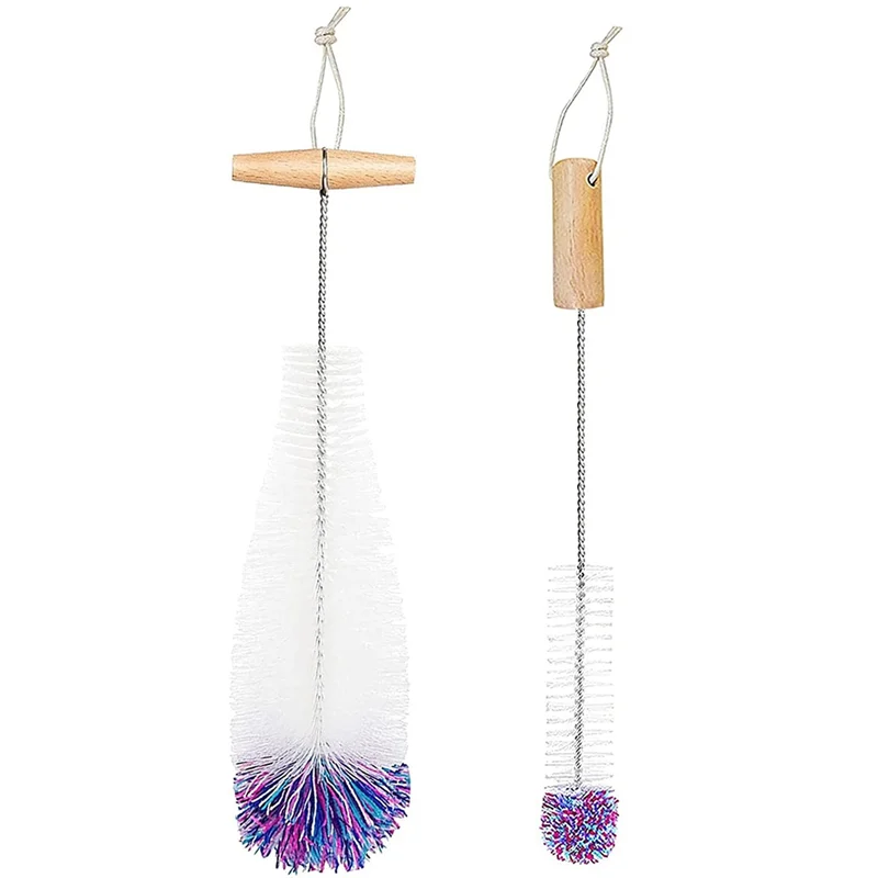 Щетка для бутылок стеклянных средство чистки упаковка из 2 щеток Sodastream White