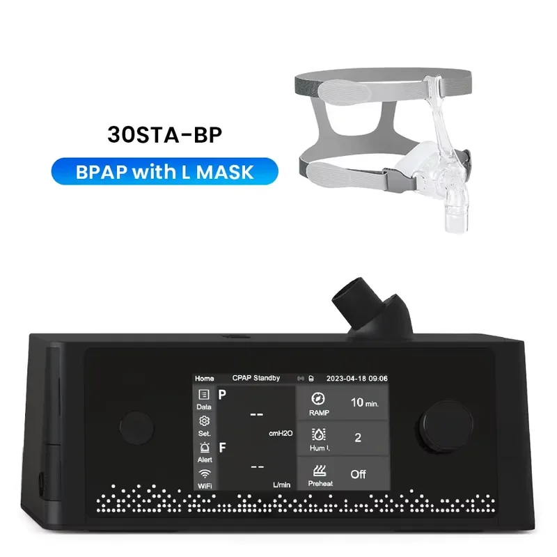 Фото Аппарат BiPAP WSQ для домашнего использования, медицинское оборудование, автоматический аппарат Bpap для лечения храпа и апноэ во сне с увлажнителем №3