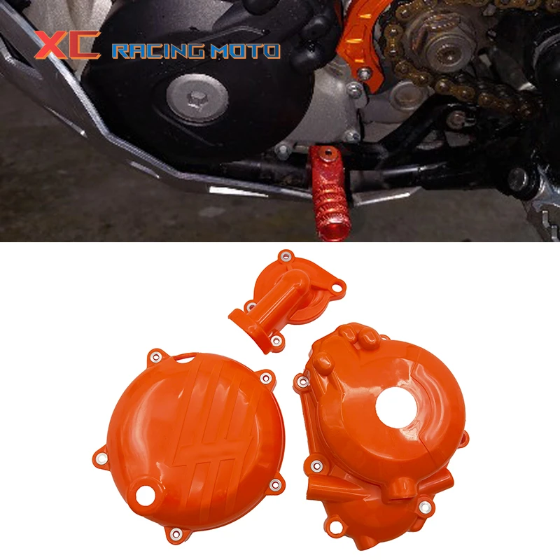 

Motorcycle Plastic Clutch Guard Water Pump Cover Ignition Protector Engine Protection For Zongshen NC250 NC 250CC KAYO T6 K6 BSE