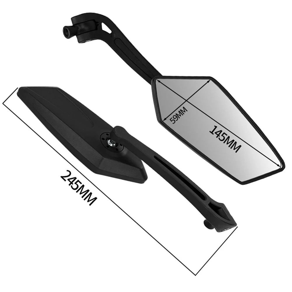 Боковые зеркала для мотоцикла зеркало заднего вида регулируемое вращающееся на