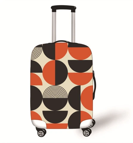 Защитный чехол унисекс для чемоданов с геометрическим рисунком
