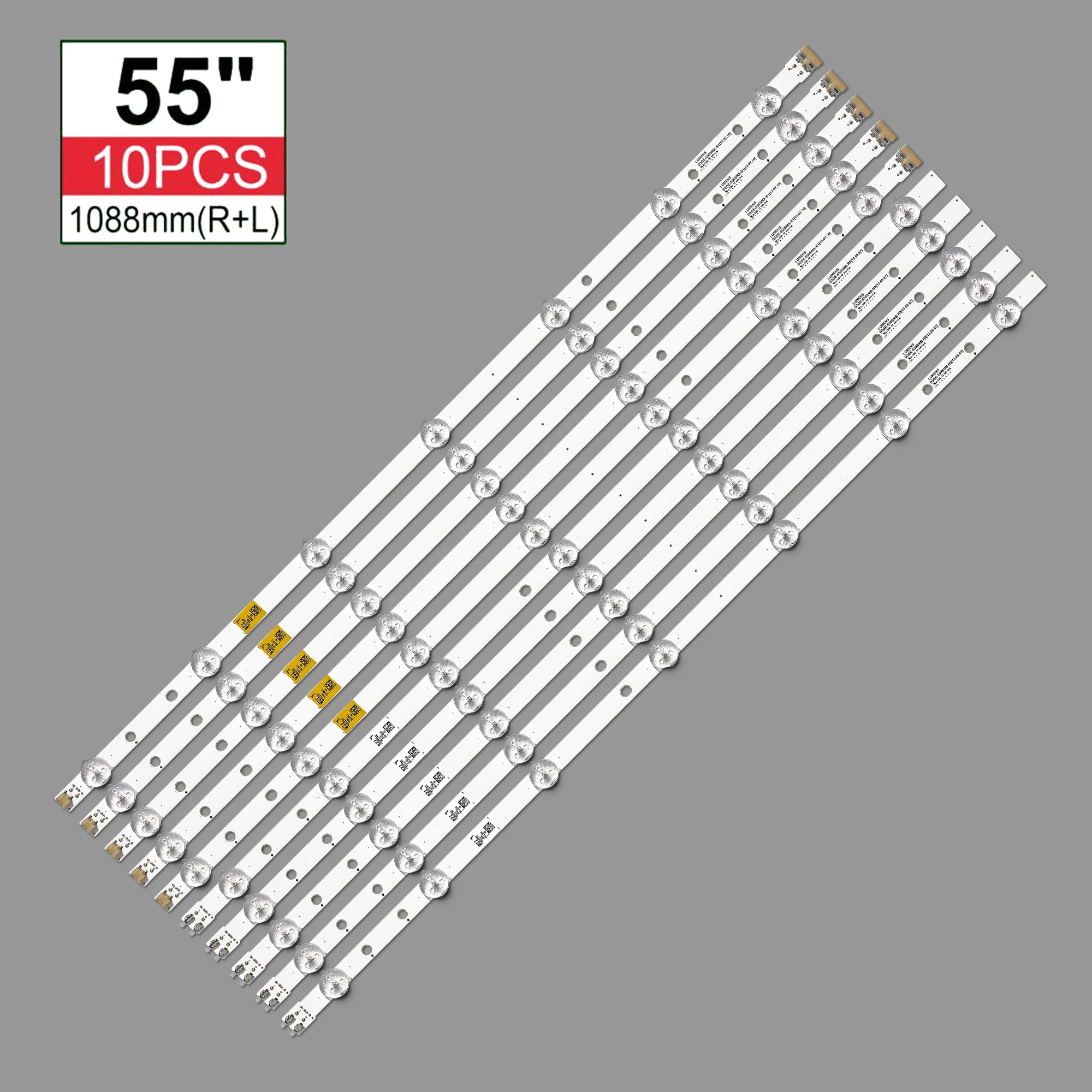 

10pcs LED Backlight strip for UN55FH6030 UN55J6200 UN55H6203 UN55J6201 UE55J6200 UE55H6203 BN96-28772A 28773A 39055A 39056A