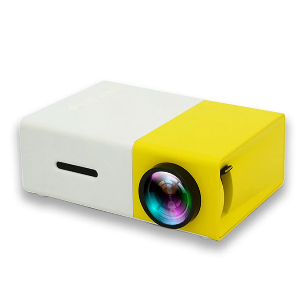 

Светодиодный мини-проектор YG300 Pro 480x27 2 пикселя поддержка 1080P HDMI USB аудио портативный домашний медиаплеер