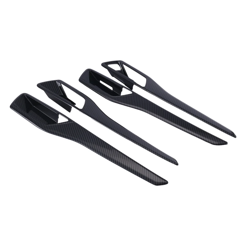 

4Pcs Carbon Fiber Inner Door Handle Bowl Panel Decoration Trim For Ford Focus 2022 2023