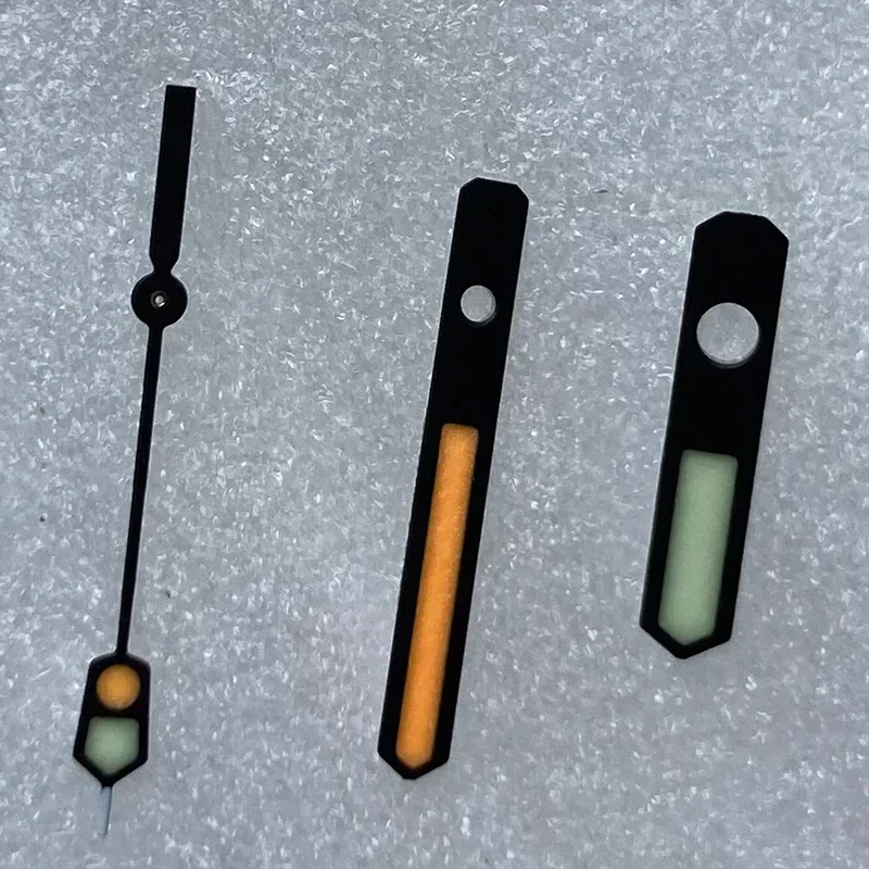 Watch Modify Parts Black Orange Luminous SPB143/147 Watch Hand Suitable For NH35/36 Automatic Movement