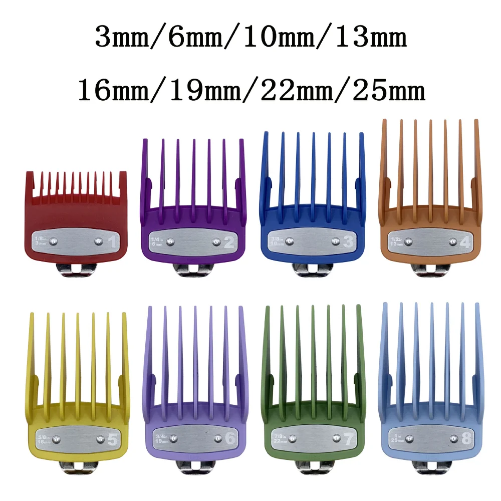

8pcs/10pcs universal hair clipper limit comb guide attachment set for clippers hair clipper combs hair cutting guide comb