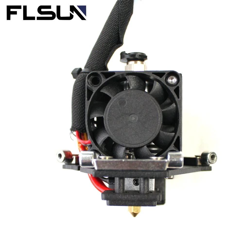 

Q5 FLSUN 3D Printer Effector For Q5 Parts 1.75mm PLA Filament With V6 Heat-End 0.4mm Brass Nozzle 24V Cooling Fan
