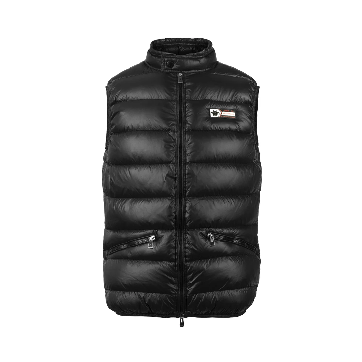 HELLEN&WOODY Luxury Men Vest Winter White Duck Down Stand-Up Collar Short Down Casual Warm Padded Jacket Vest