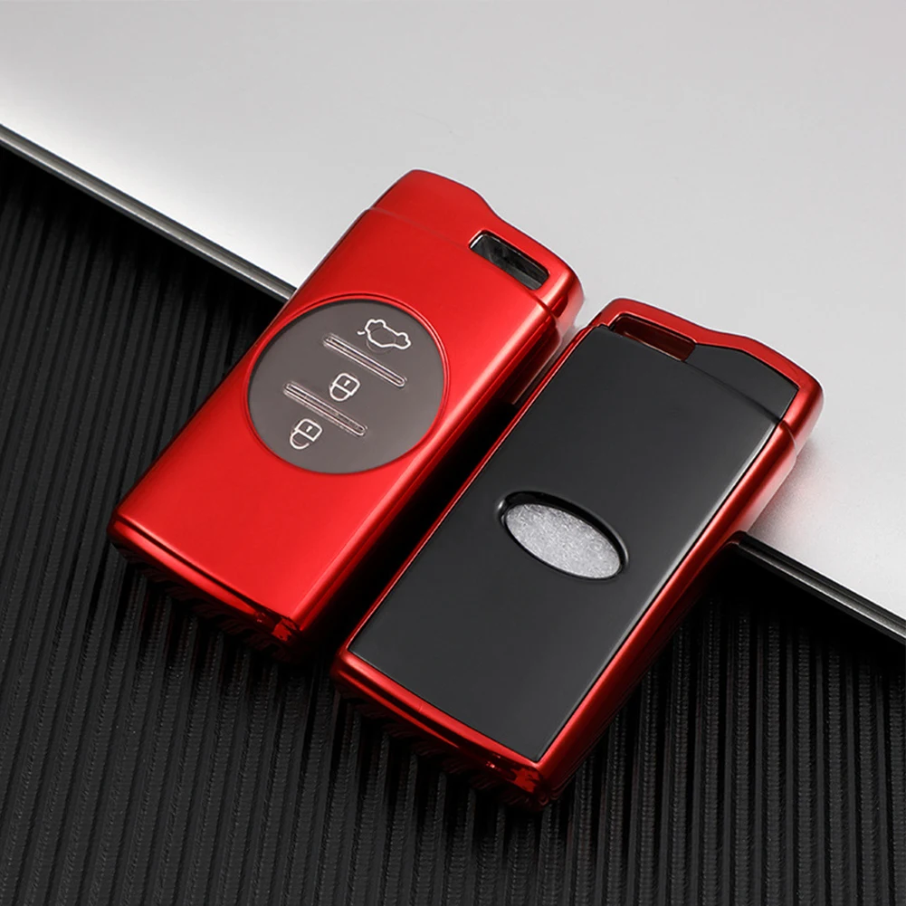 

Key Case Car Key Cover Durable High Quality Blue/Red/Silver/Pink/Black Brand New For Chery For Tiggo 8 5 7 Pro