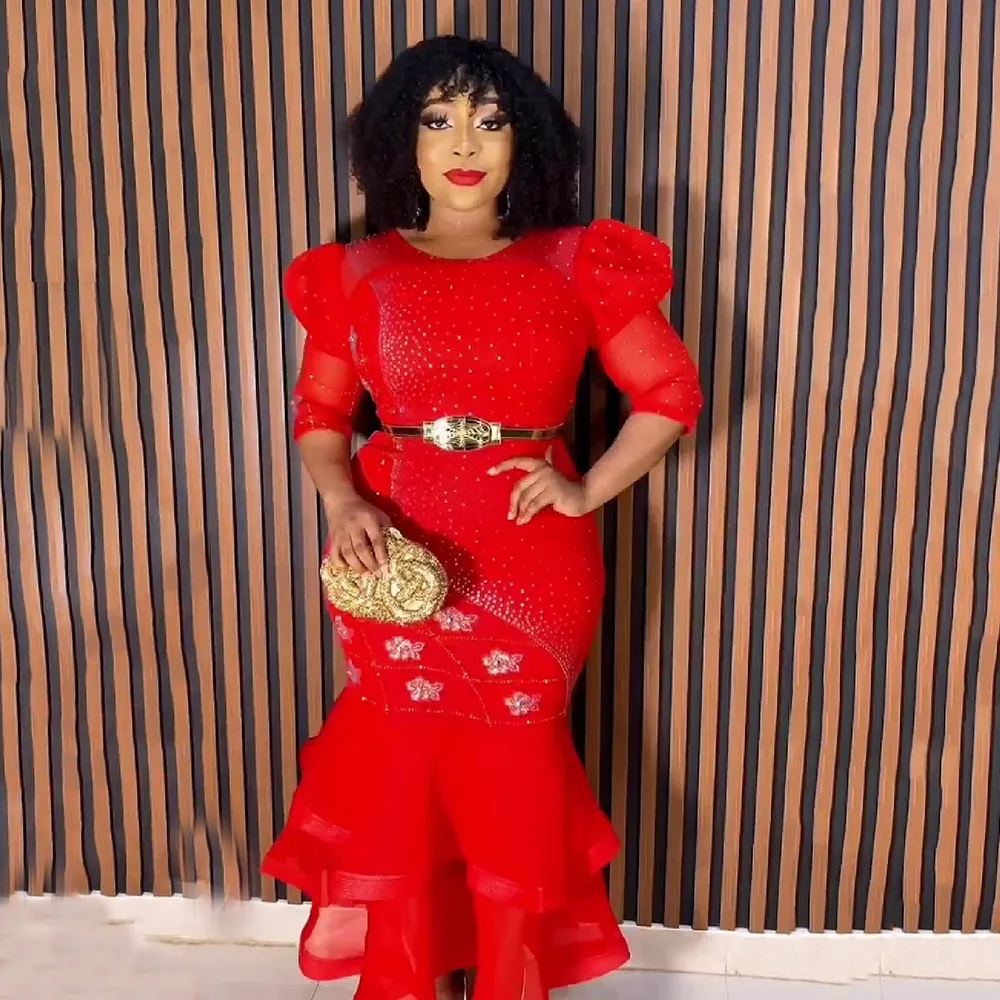 Женское длинное платье в африканском стиле новая модель 2024