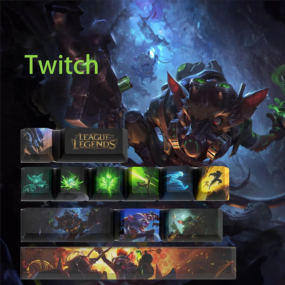 Колпачки для ключей из Лиги Легенд милые ажурные игрушечные колпачки