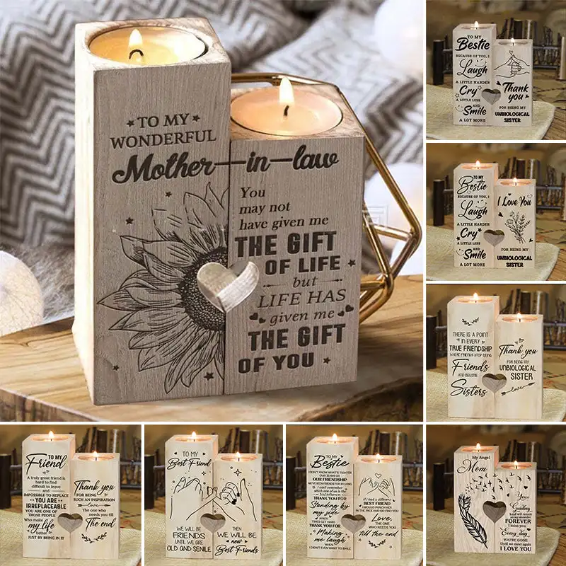 Personalized Gift Anniversary Decoration Gift Wooden Smile H