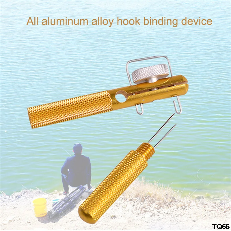 

Full Metal Carp Fishing Hook Knotting Tool & Tie Hook Loop Making Device & Hooks Decoupling Remover Fishing Accessory