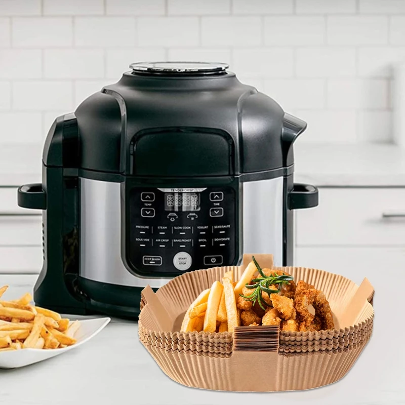 

50 шт., бумажные вкладыши для фритюрницы