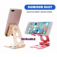 portable dual axis folding alloy tablet stand large size durable mobile phone holder universal for iphone ipad huawei xiaomi