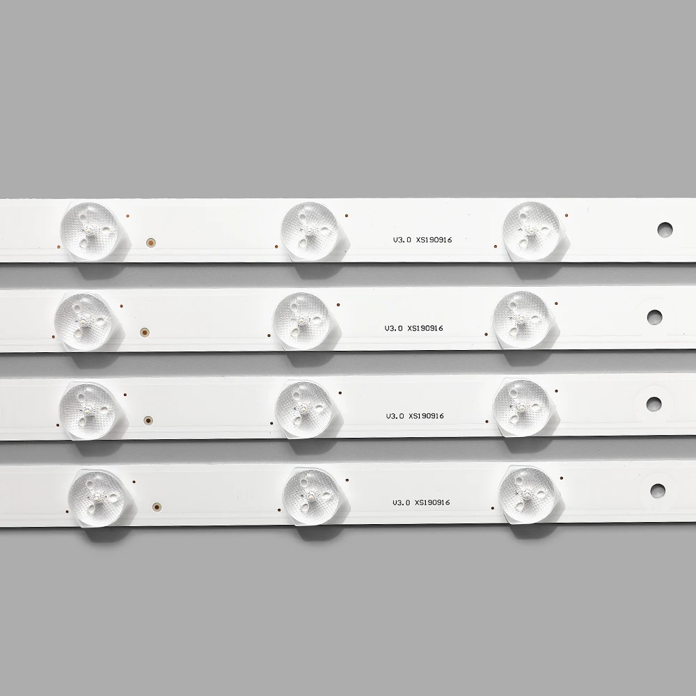 100% New 8PCS LED Backlight Strip Bar 7+7 Lamp For 180-W00-390000H IC-B-HWT39D060L IC-B-HWT39D060R V390HJ1-P02 T390HVN01.0