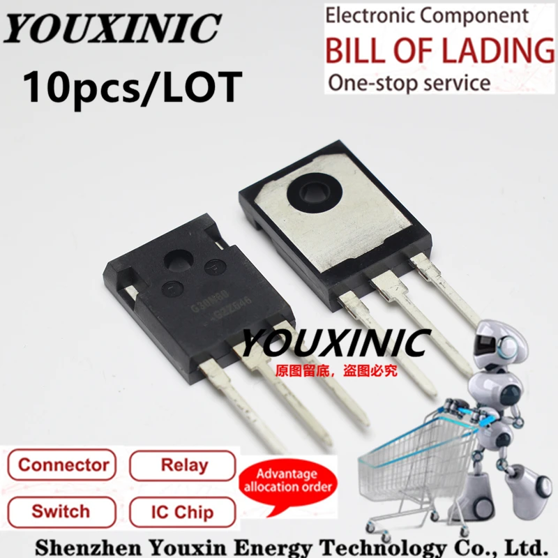 

YOUXINIC 100% новый импортный оригинальный SGW30N60 G30N60 TO-247 IGBT 600V 30A