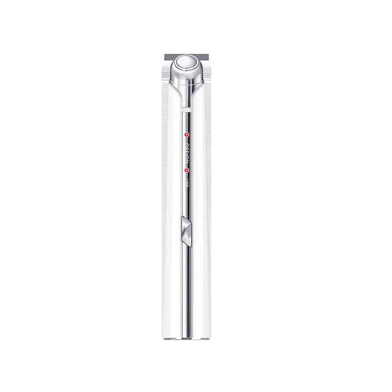 

Rechargeable ems Vibration massage led red blue light Beauty Pen Hot Compress Eye Massager Ionic Magic Eye Wand Beauty Device