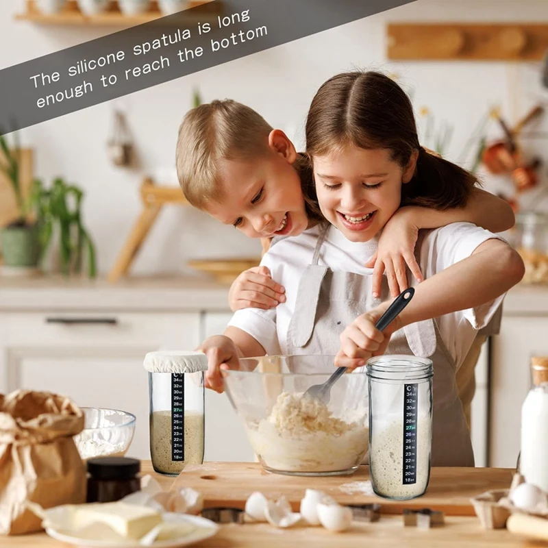 Стартовый Набор банок sourтеста с тканевой крышкой полоски для термометра 2