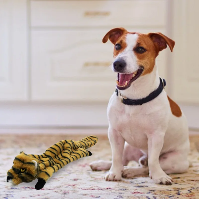 

Bite-resistant Puppy Teething Chew Toys Soft Dog Squeaky Chew Toy Heim Cashmere Non-toxic for Small Medium Dogs