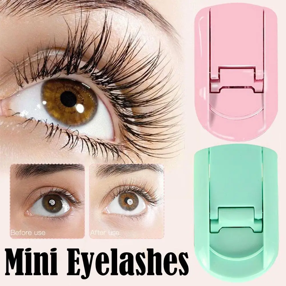 

Mini Eyelash Curler Professional Multicolor Folding Auxiliary Beauty Clip Makeup Eyelashes False Tools Cosmetic Curling Eye H6n8