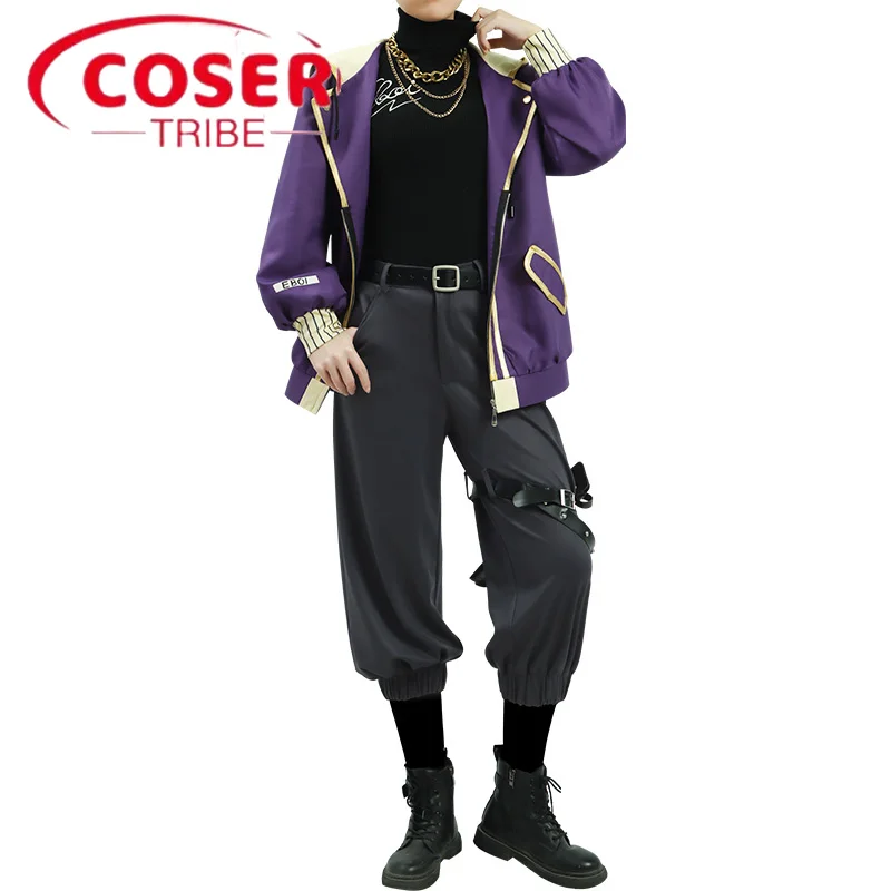 

COSER TRIBE Anime Game NIJISANJ Shxtou Halloween Carnival Role Play Costume Complete Set