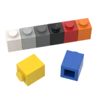 10 шт., детали MOC 3005, кирпич, 1x1, Совместимые Кирпичи, сборные строительные блоки сделай сам, детская головоломка, игрушка-мозг, подарок