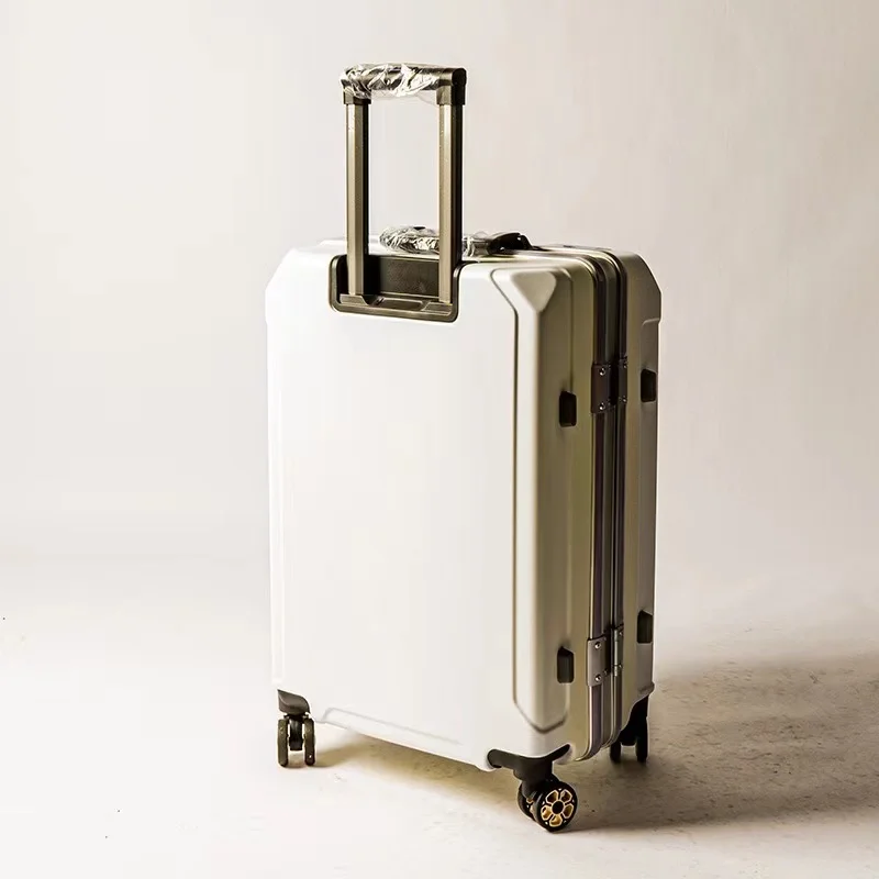 Suitcase Aircraft Hand Luggage Station Wagon PC Rigid Four Wheel New Aluminum Frame Trolley Case 2022 New Case