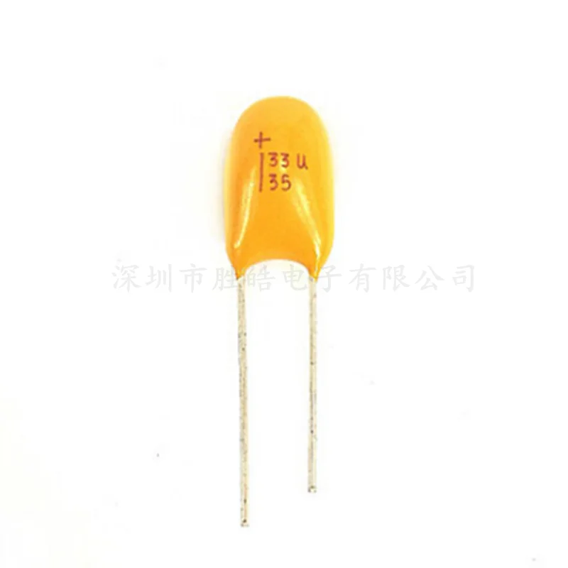 

10piece New Goods Tantalum Capacitor 33uF 35V 336 Brand New 35V33uF DIP High Quality