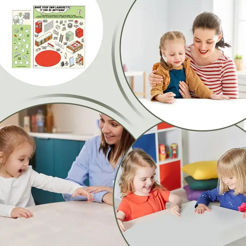 Сделайте свой собственный дом наклейки 3D ландшафтный дизайн наклейка