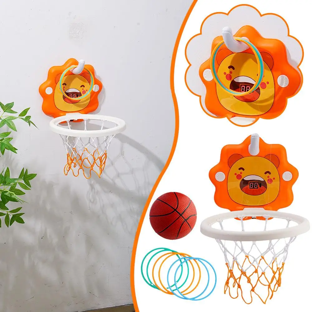 

Mini Basketball Hoop Toy with Ball Pump Outdoor Indoor Play Suction Adhesive Game Children Cup Boys Gifts Goal Stand Wall S F0N8
