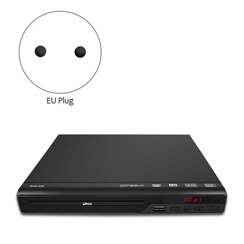 Домашний DVD-плеер Home DVD225 EVD Детский VCD HD Мини-CD Компактный Majority.