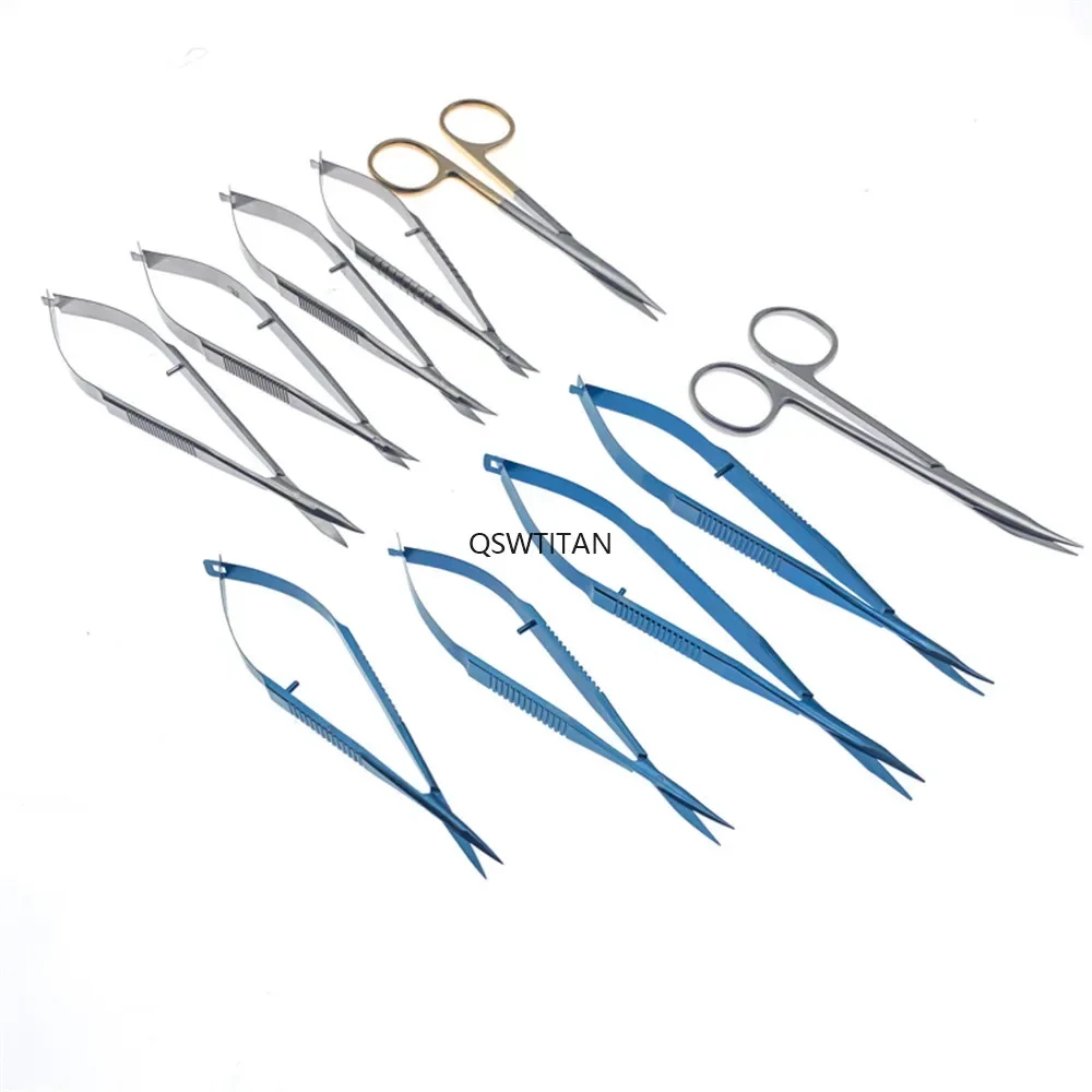 Фото Офтальмологические ножницы Westcott Tenotomy Scissor из нержавеющей стали/титана, офтальмологические ножницы, инструмент №2